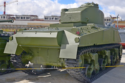 Средний танк M4A4 «Sherman», музей «Боевая слава Урала», г.Верхняя Пышма