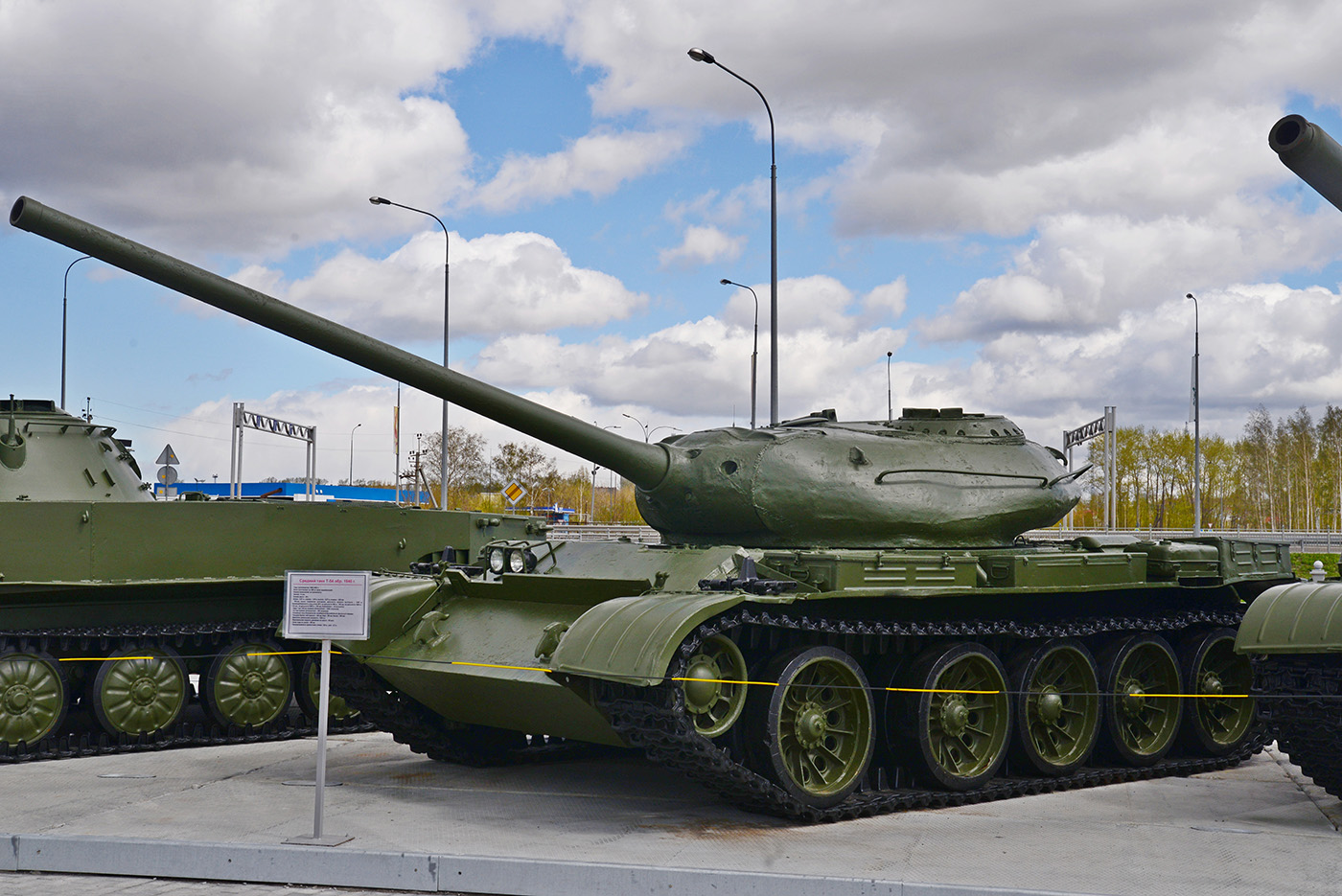 Средний танк Т-54 образца 1946 года, музей "Боевая слава Урала" .