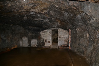 Недостроенное сооружение тоннельного типа с боевыми казематами, Музей линии Салпа в Виролахти
