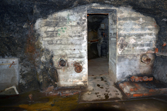 Недостроенное сооружение тоннельного типа с боевыми казематами, Музей линии Салпа в Виролахти