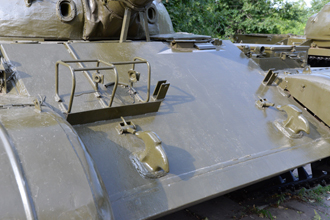 Опытная машина — танк Т-62 с автоматическим управлением трансмиссией (Объект 612), «Музей боевой и трудовой славы» в Парке Победы, Саратов