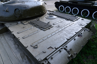 Опытная машина — танк Т-64 с газотурбинным двигателем ГТД-3ТЛ, «Музей боевой и трудовой славы» в Парке Победы, Саратов
