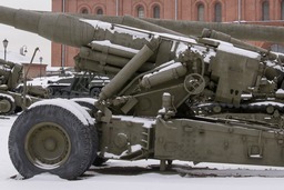 180-мм пушка С-23, Артиллерийский музей, СПб