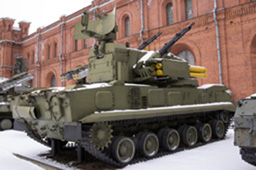 Самоходная установка 2С6 зенитного пушечно-ракетного комплекса «Тунгуска», Артиллерийский музей, СПб