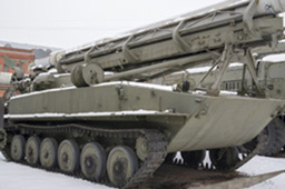Пусковая установка 2П16 с ракетой 3Р9 ракетного комплекса 2К6 «Луна», Артиллерийский музей, СПб