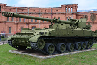 152-мм самоходная артиллерийская установка 2С5 «Гиацинт-С», Артиллерийский музей, СПб