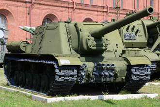 122-мм самоходная артиллерийская установка ИСУ-122, Артиллерийский музей, СПб