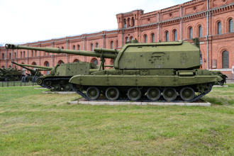 152-мм самоходная гаубица 2С19 «Мста-С», Артиллерийский музей, СПб