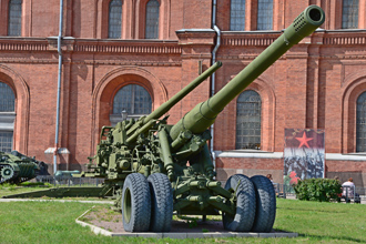 180-мм пушка С-23, Артиллерийский музей, СПб