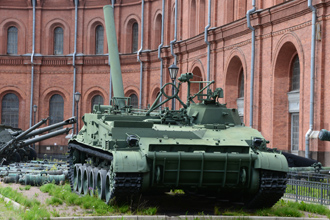 240-мм самоходный миномёт 2С4 «Тюльпан», Артиллерийский музей, СПб