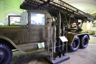 Боевая машина реактивной артиллерии БМ-13, Артиллерийский музей, СПб