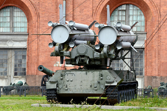 Пусковая установка 2П24 ЗРК «Круг», Артиллерийский музей, СПб