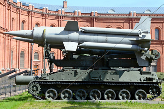Пусковая установка 2П24 ЗРК «Круг», Артиллерийский музей, СПб