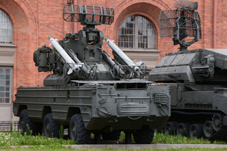 Боевая машина 9А33 ЗРК «Оса», Артиллерийский музей, СПб