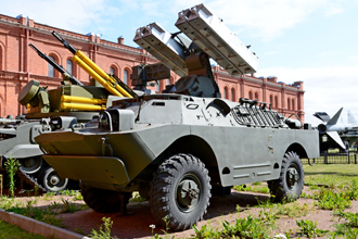 Боевая машина 9А31 ЗРК полкового звена «Стрела-1», Артиллерийский музей, СПб