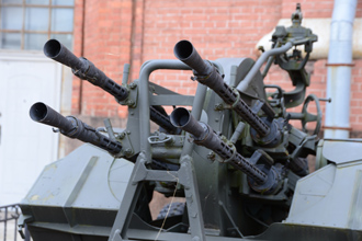 14,5-мм зенитная пулемётная установка ЗПУ-4, Артиллерийский музей, СПб