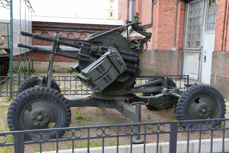 14,5-мм зенитная пулемётная установка ЗПУ-4, Артиллерийский музей, СПб