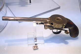 Десятизарядный капсюльный револьвер системы Женара (Бельгия, середина XIX в.), Тульский государственный музей оружия