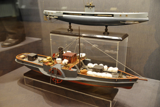 Модель канонерской лодки «Ваня-коммунист», Музей обороны Царицына
