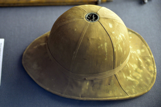 Пробковый шлем английских колониальных войск, 1919 год, Музей обороны Царицына
