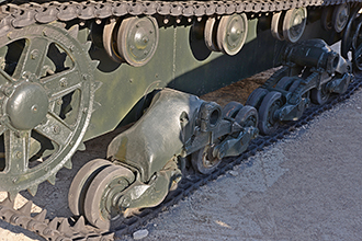 Лёгкий танк Т-26 (макет с подлинными элементами), Наружная экспозиция музея-панорамы «Сталинградская битва», Волгоград