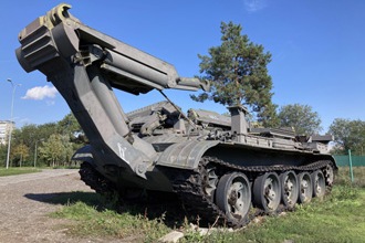Танковый мостоукладчик МТУ-55, Выставка инженерной техники в ПКиО «Волжский»