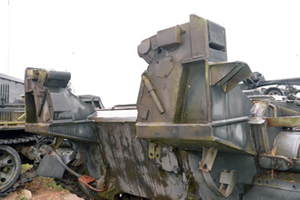 Мостоукладчик МТУ-20 на базе танка Т-55, Выставка инженерной техники в ПКиО «Волжский»