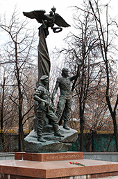 Памятник воинам-десантникам, ЦМВС, г.Москва