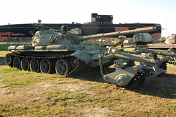 Т-55АД с катковым тралом КМТ-5.